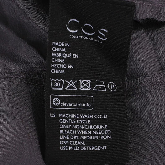 99 new M size COS Dark grey Mulberry Silk T-shirt